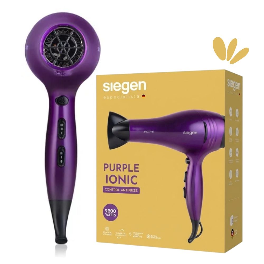 SECADORA CABELLO SIEGEN SG-3031 2200W DC-SG3031/MORADO - 4