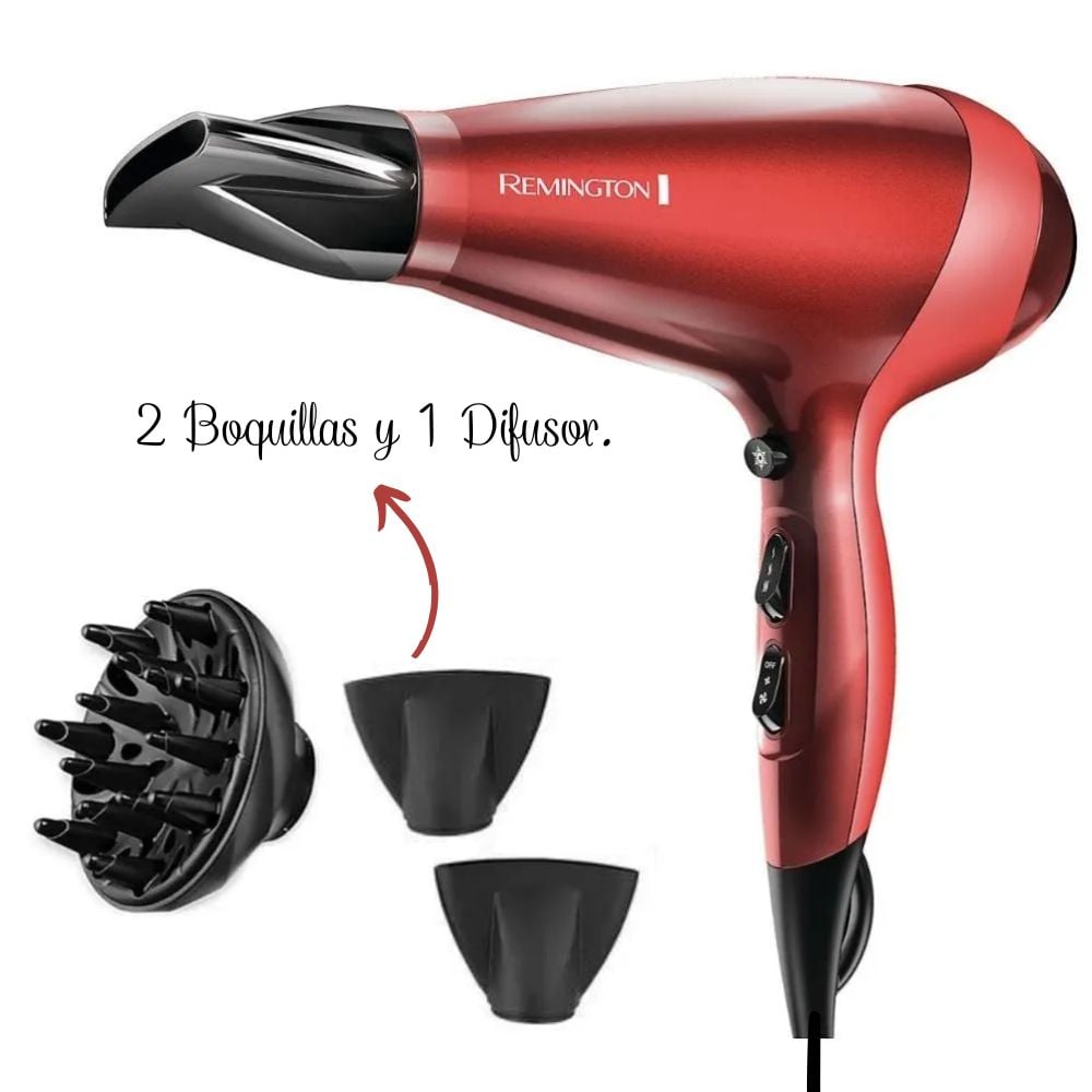 SECADORA CABELLO REMINGTON AC9096 2400W SILK PROFESIONAL - 2
