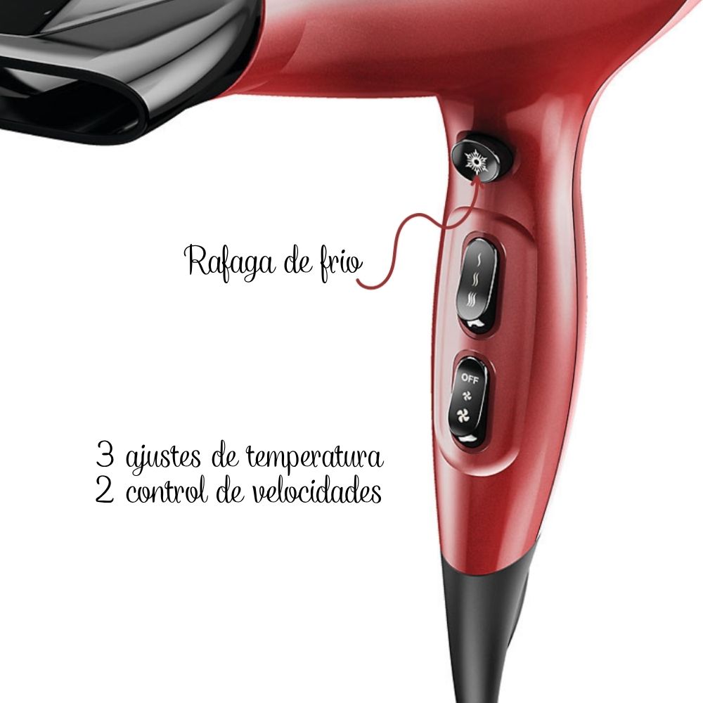 SECADORA CABELLO REMINGTON AC9096 2400W SILK PROFESIONAL - 4