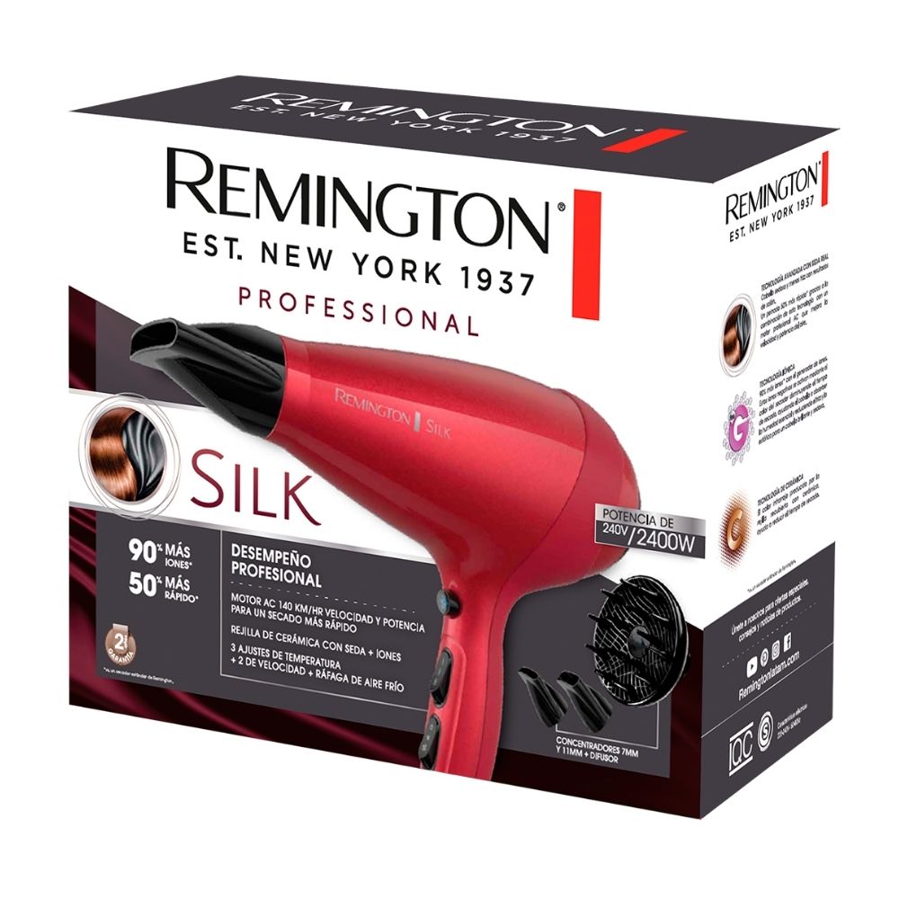 SECADORA CABELLO REMINGTON AC9096 2400W SILK PROFESIONAL - 5