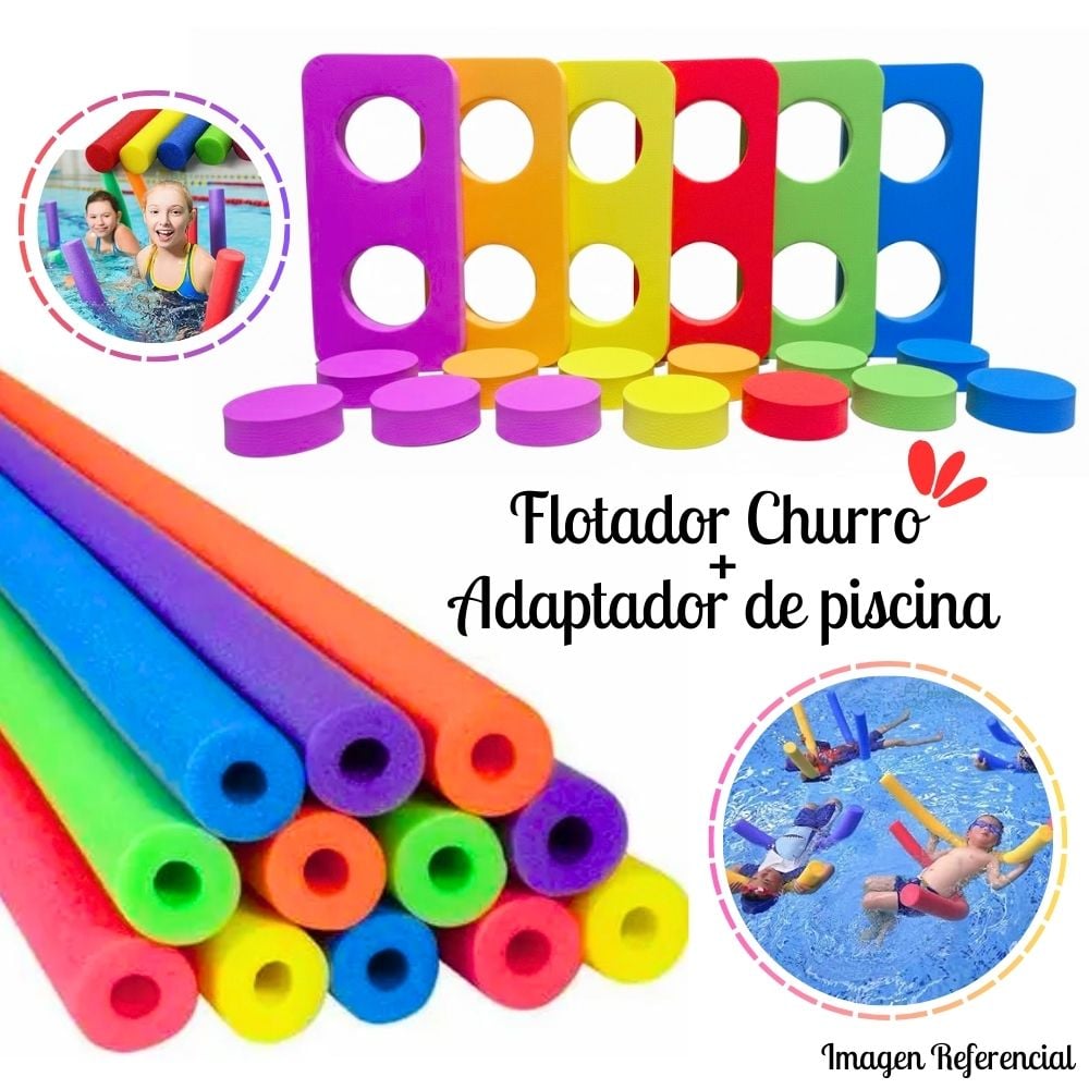 FLOTADOR NATACIÓN NH456325 CHURRO PISCINA ADAPTADOR - 1