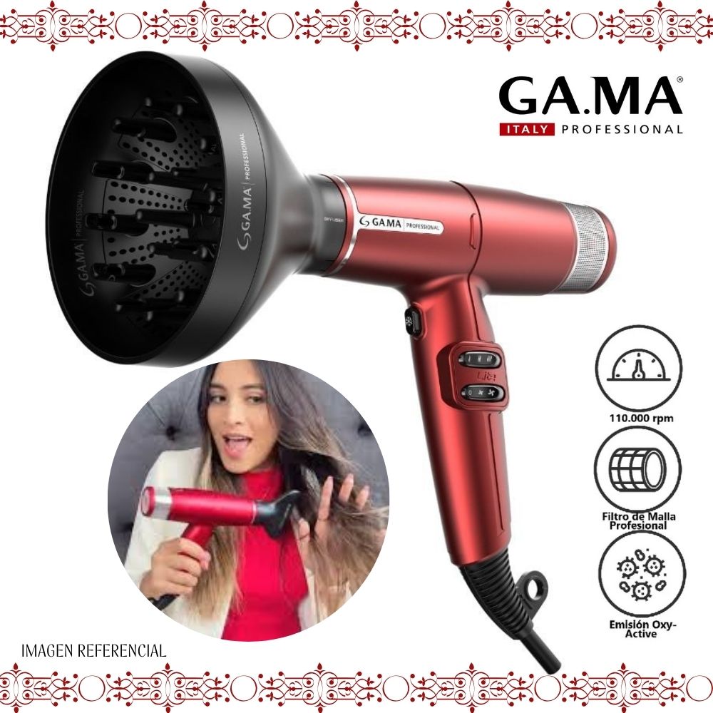 SECADORA CABELLO GAMA IA-BECHD0000002920 PROFESIONAL IQ LITE RED - 3