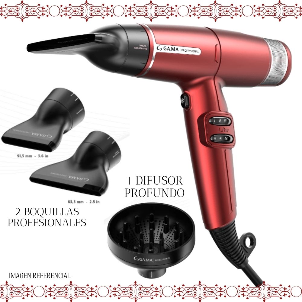 SECADORA CABELLO GAMA IA-BECHD0000002920 PROFESIONAL IQ LITE RED - 5