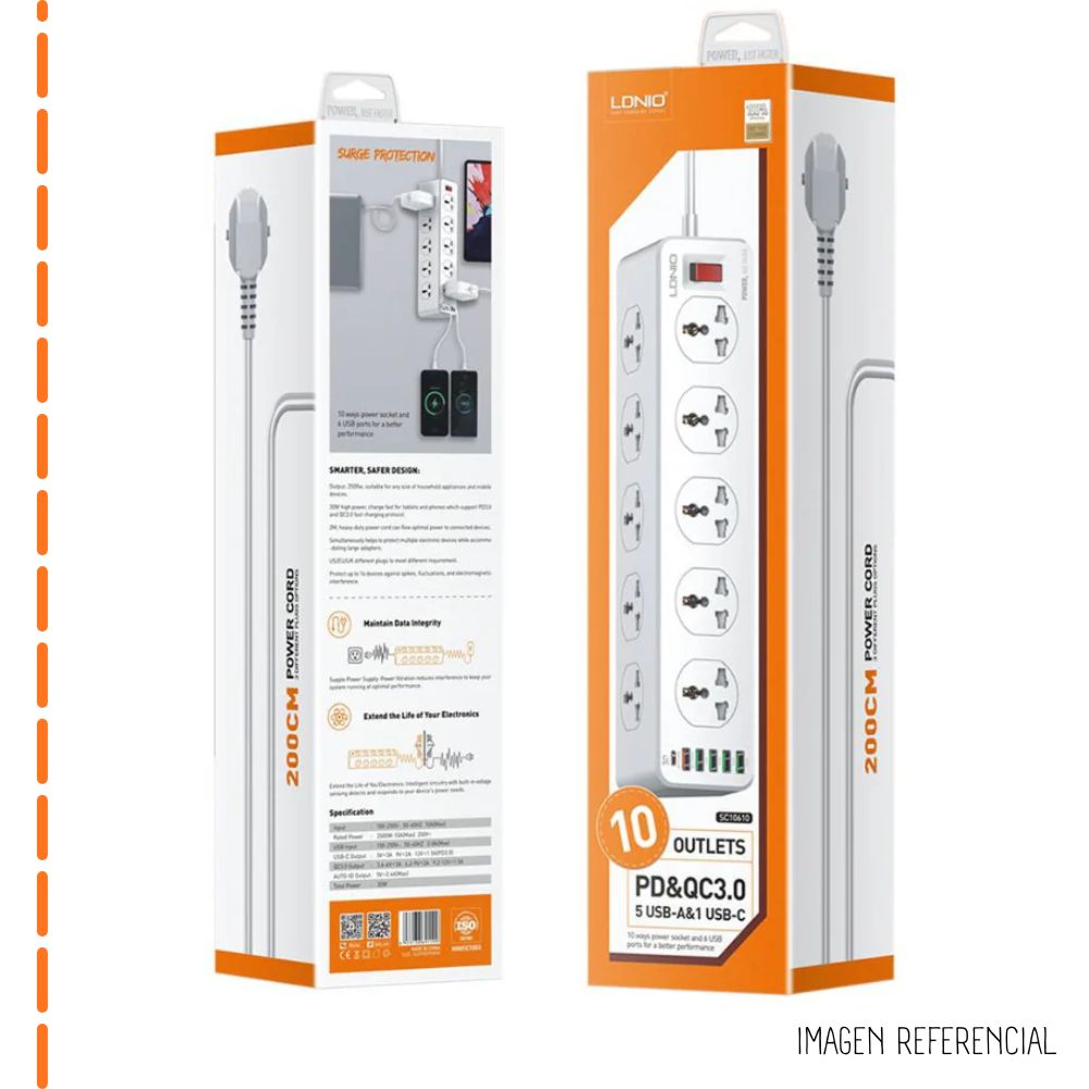 EXTENSIÓN SC10610 LDNIO DE 10 ENTRADAS - 3