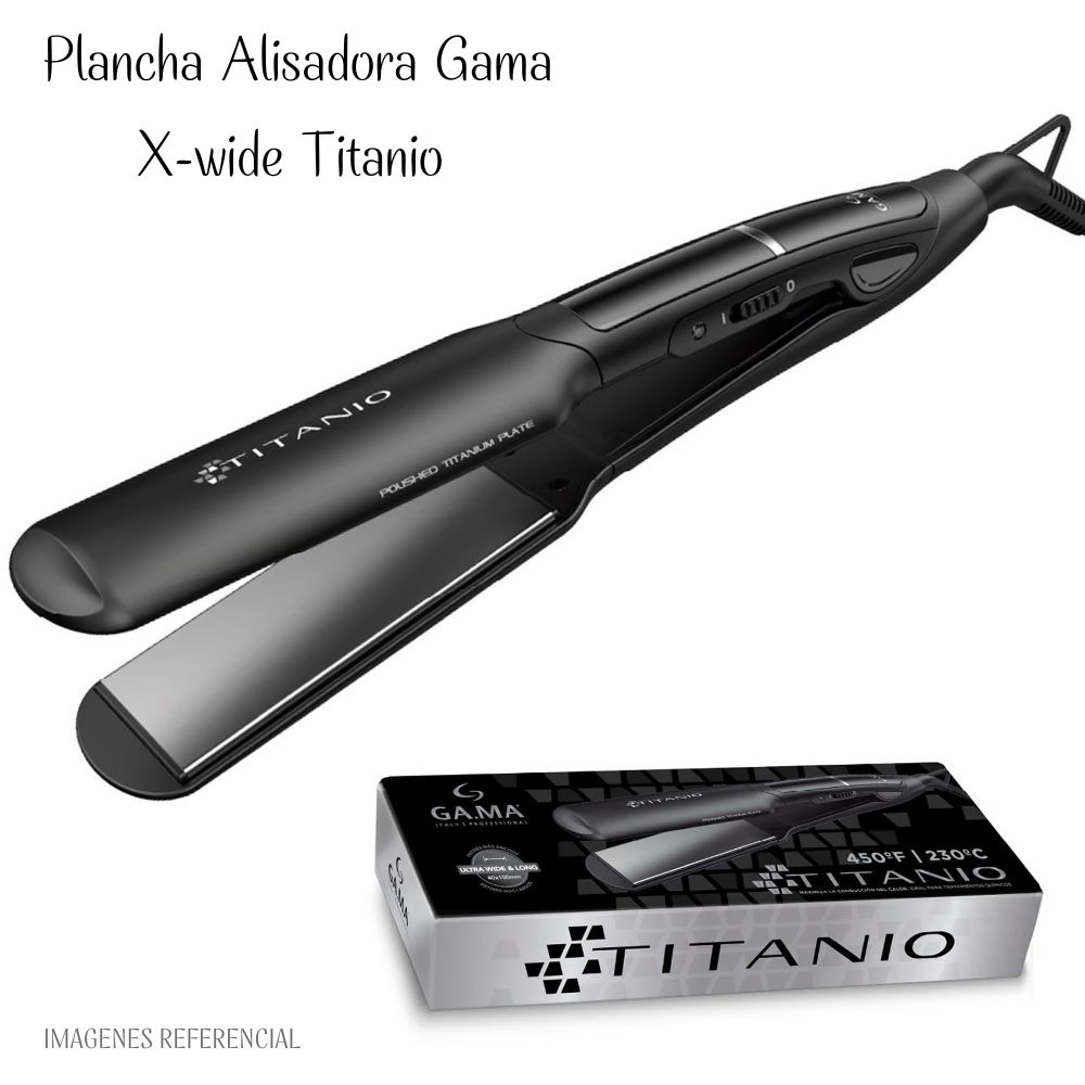PLANCHA ALISADORA GAMA BECHS0000002724 X-WIDE TITANIO - 1