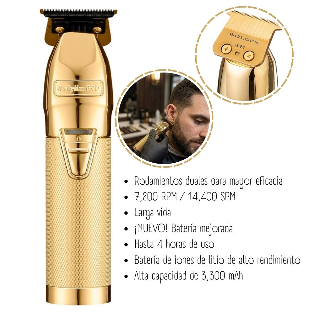 MAQUINA TRIMMER BABYLISS PRO GOLD FX - 2