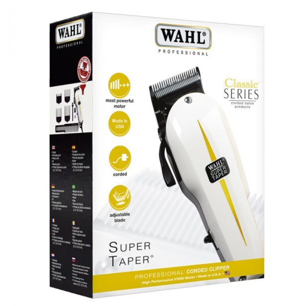 MÁQUINA DE CORTAR CABELLO WAHL SUPER TAPER PROFESIONAL – USA - 5