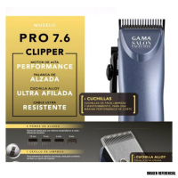 MAQUINA PARA CORTAR CABELLO GAMA SALÓN EXCLUSIVE PRO 7.6 - 5
