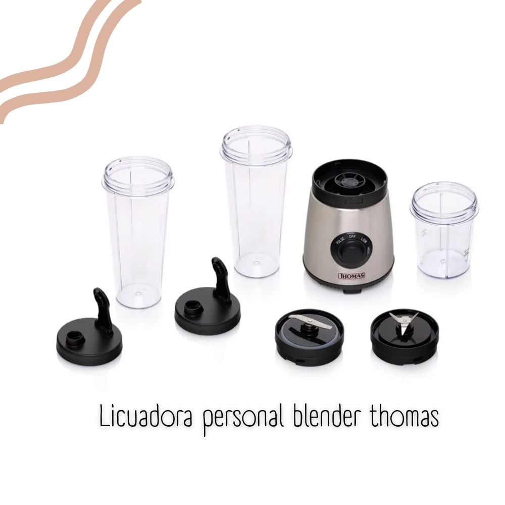 LICUADORA PERSONAL BLENDER THOMAS TH-300PB - 3