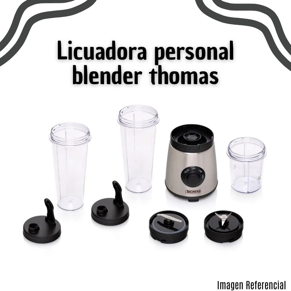 LICUADORA PERSONAL BLENDER THOMAS TH-300PB - 4