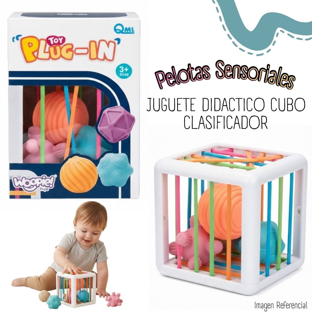 JUGUETE DIDÁCTICO CUBO CLASIFICADOR M3A-1 - 1