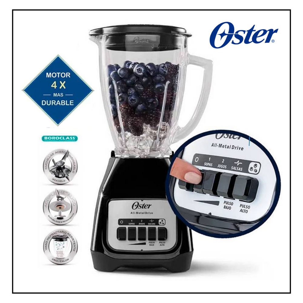 LICUADORA OSTER KALIMAN 550W-NEGRO - 4