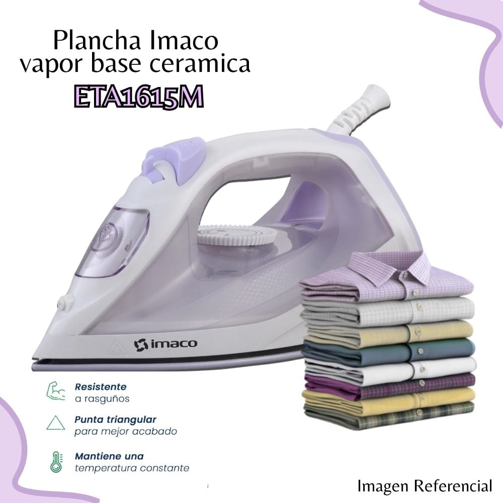 PLANCHA A VAPOR IMACO DE 1600W - ETA1615M - 1