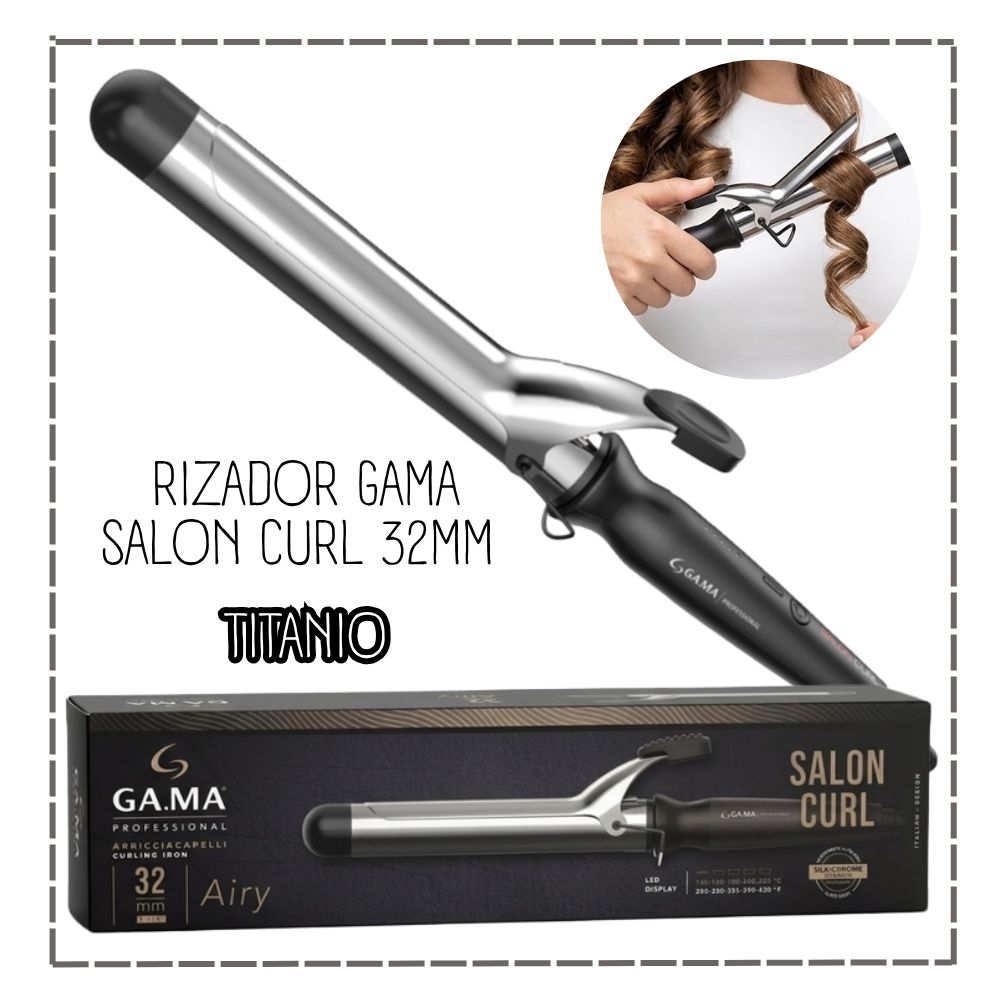RIZADOR GAMA SALON CURL TITANIO 32MM - 1