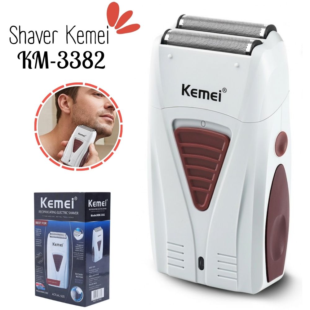 SHAVER KEMEI RECARGABLE KM-3382 - 1
