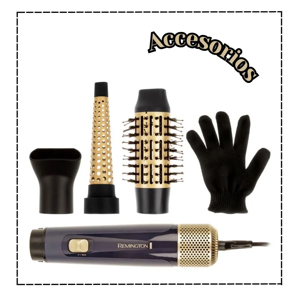 COMBO REMINGTON SAPPHIRE LUXE PLANCHA S5805 + CEPILLO SECADOR REMINGTON - 9