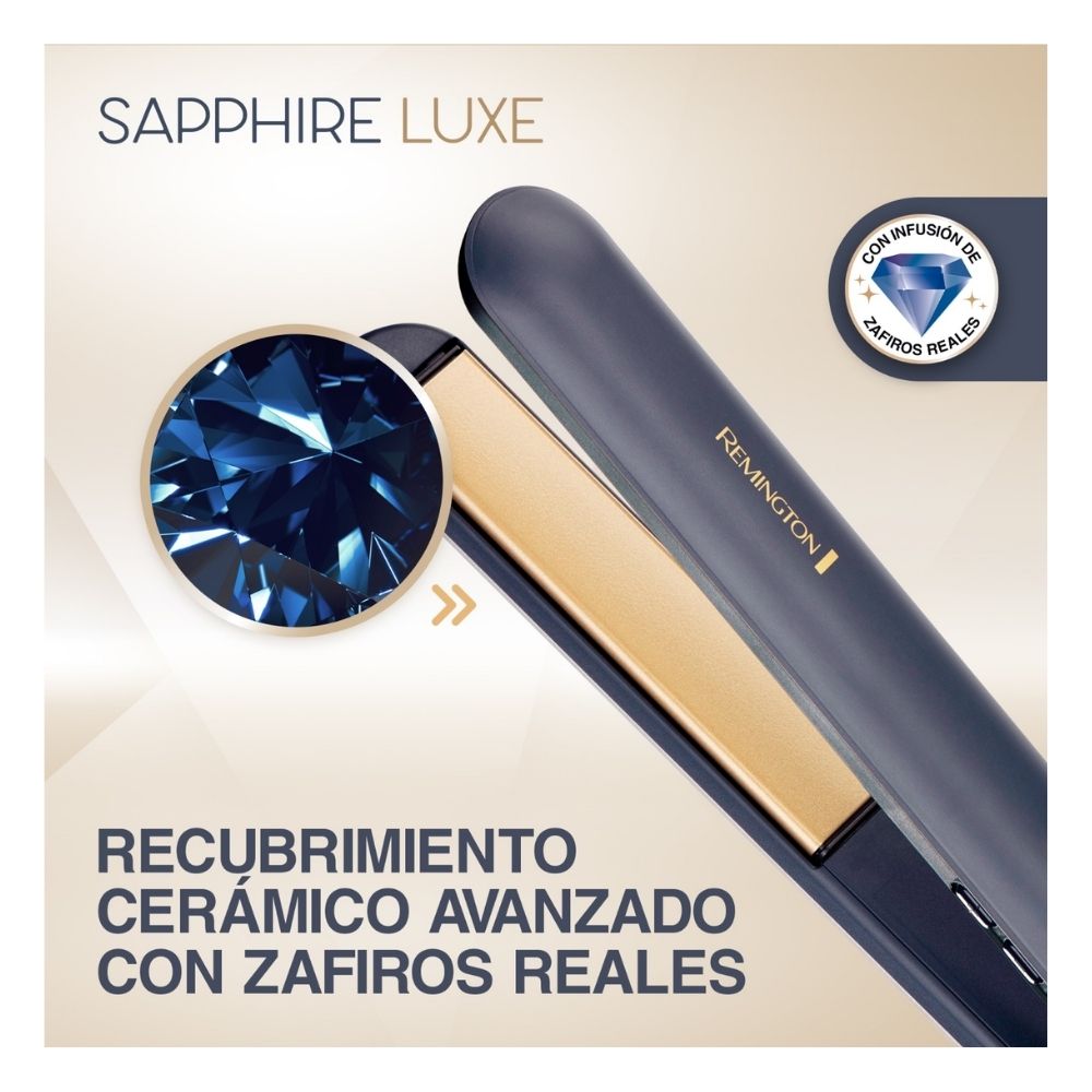 COMBO REMINGTON SAPPHIRE LUXE PLANCHA S5805 + CEPILLO SECADOR REMINGTON - 10