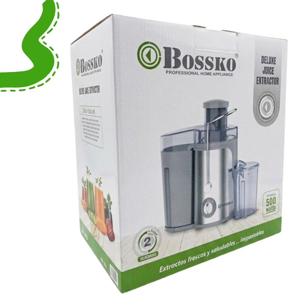 EXTRACTOR DE JUGOS BOSSKO BK-195EJ - 500 W - PLOMO - 3