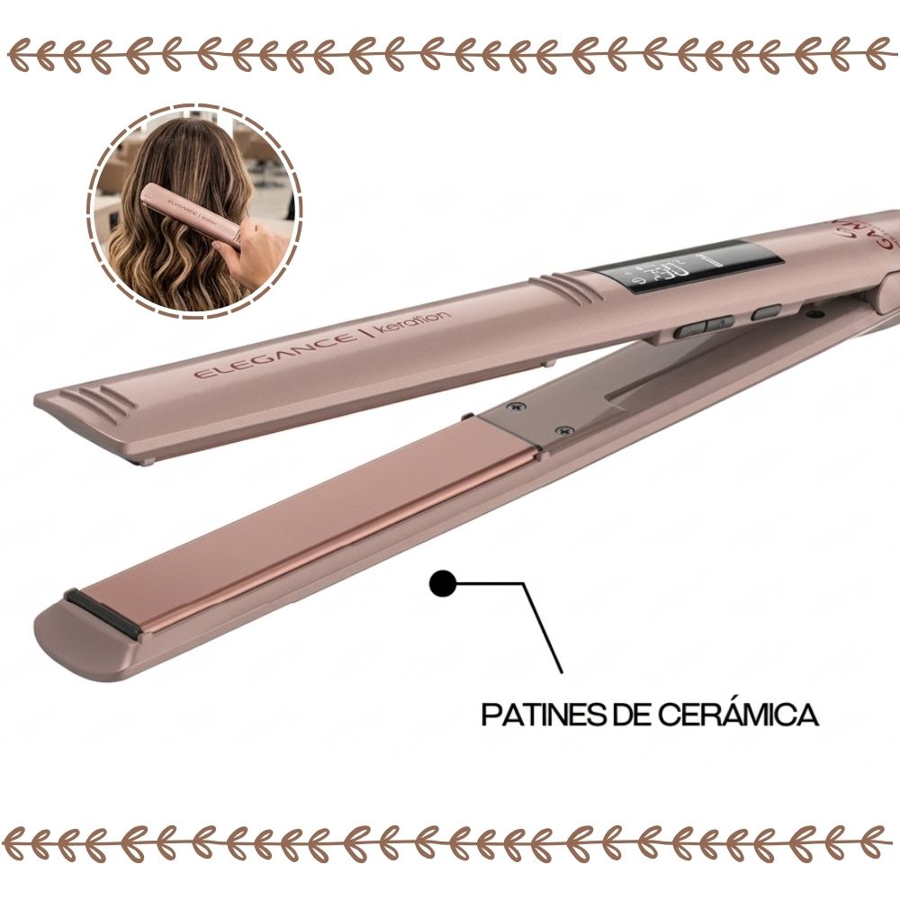PLANCHA GAMA ELEGANCE KERATION LED - 2