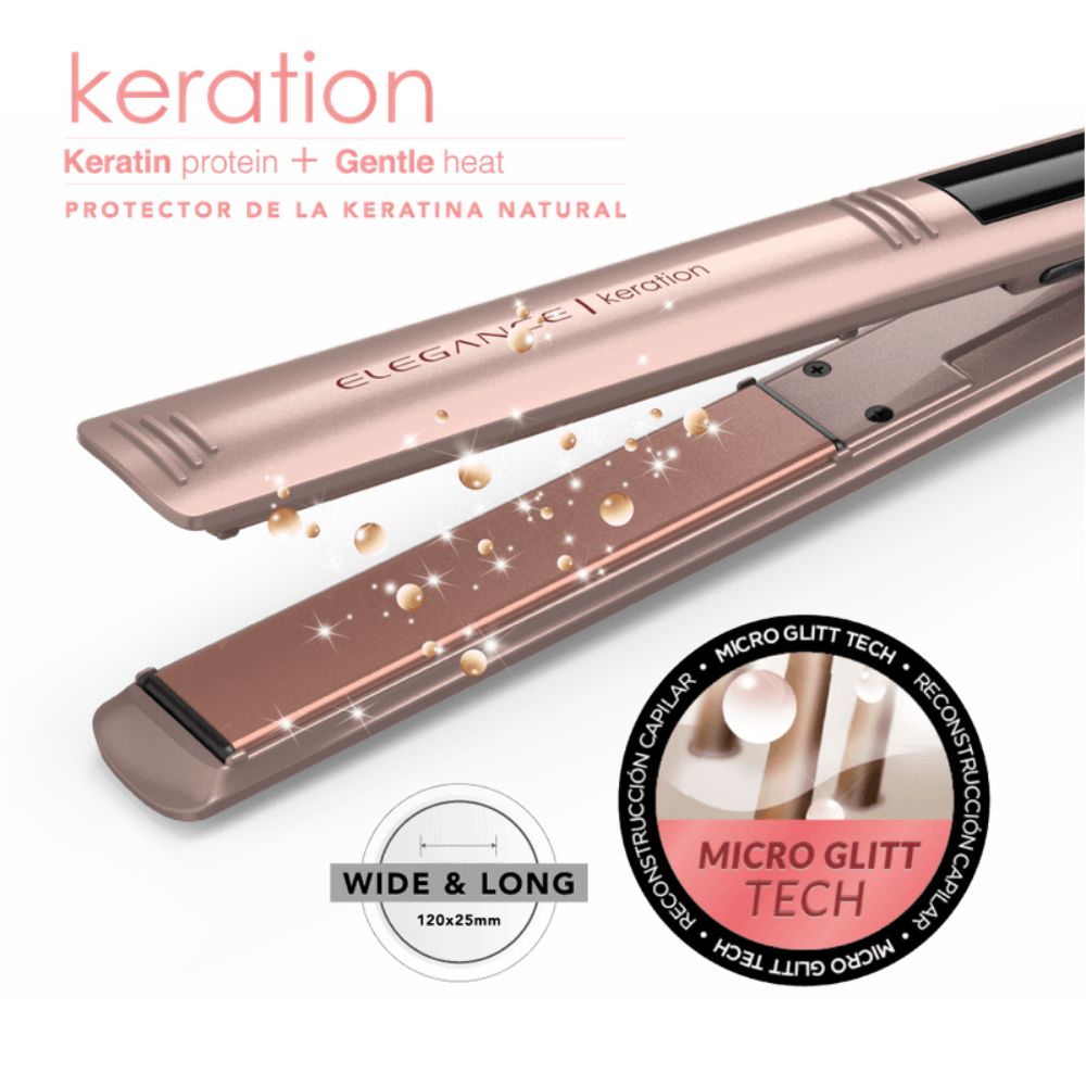 PLANCHA GAMA ELEGANCE KERATION LED - 6