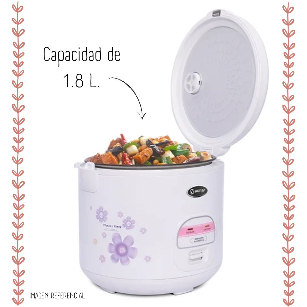 OLLA ARROCERA MI-RAY OM-T339 1.8L BLANCO - 3