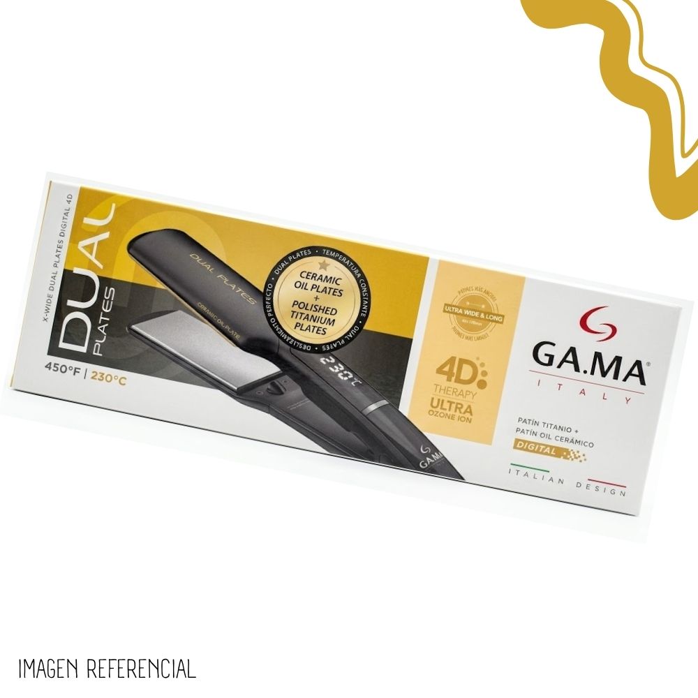 PLANCHA ALISADORA GAMA X-WIDE 4D PTC DUAL PLATES DIG. - 6