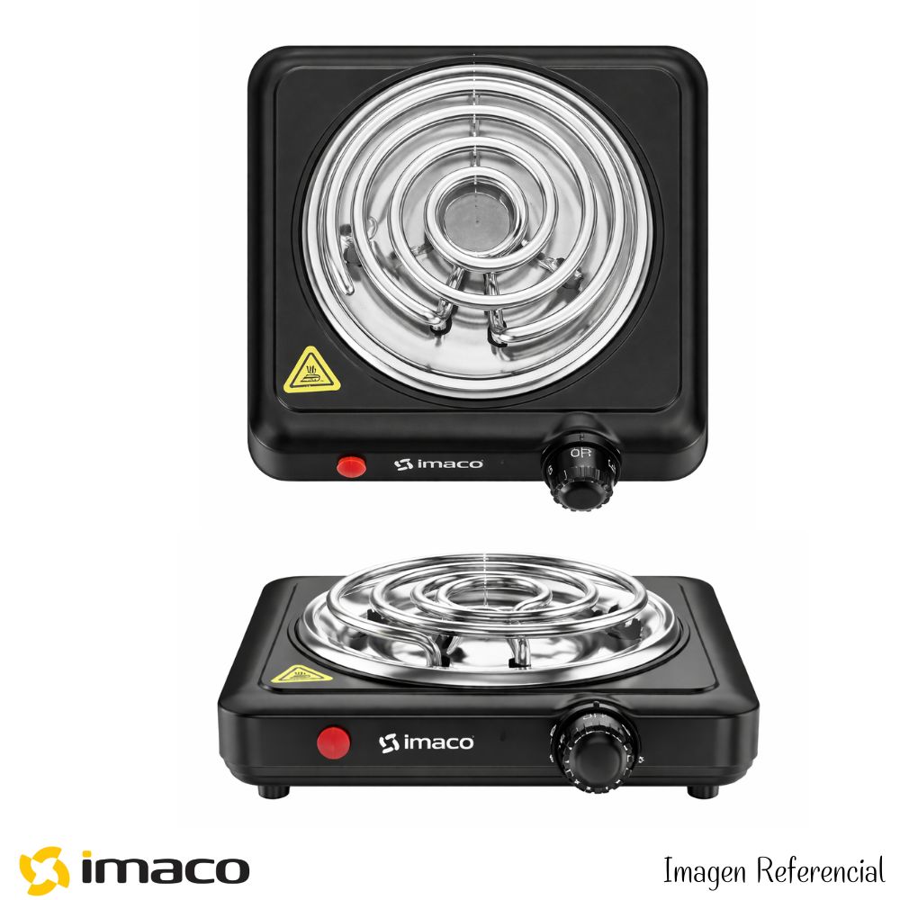 COCINA ELÉCTRICA IMACO DE 1 HORNILLA HP1000N - NEGRO - 4