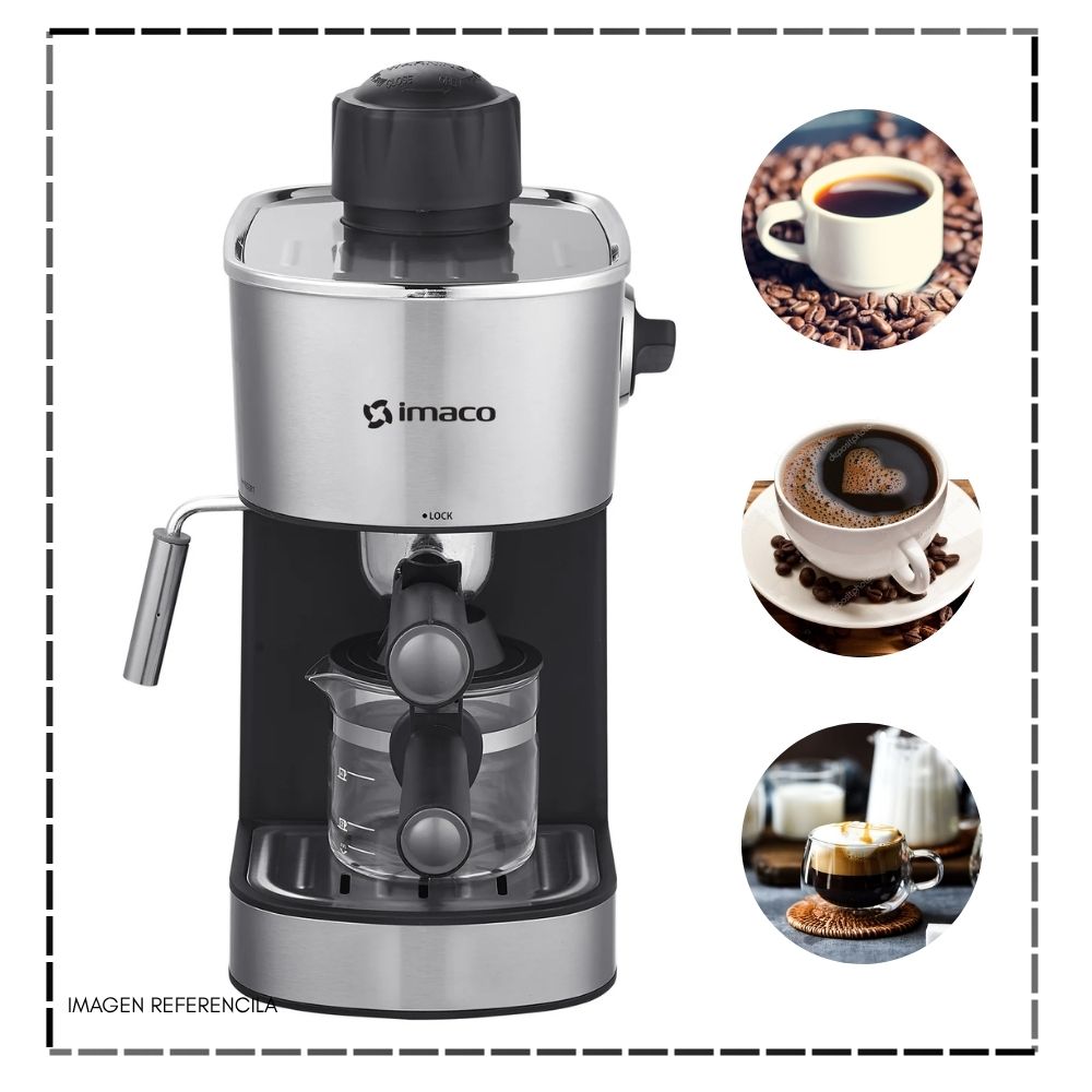 CAFETERA ESPRESSO Y CAPUCCINO 3.5 BARES IECM3503 IMACO - 3