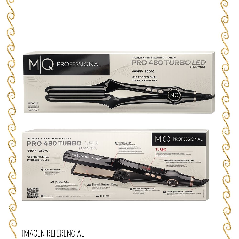 Plancha ALISADORA MQ Turbo Pro 480 LED - 5