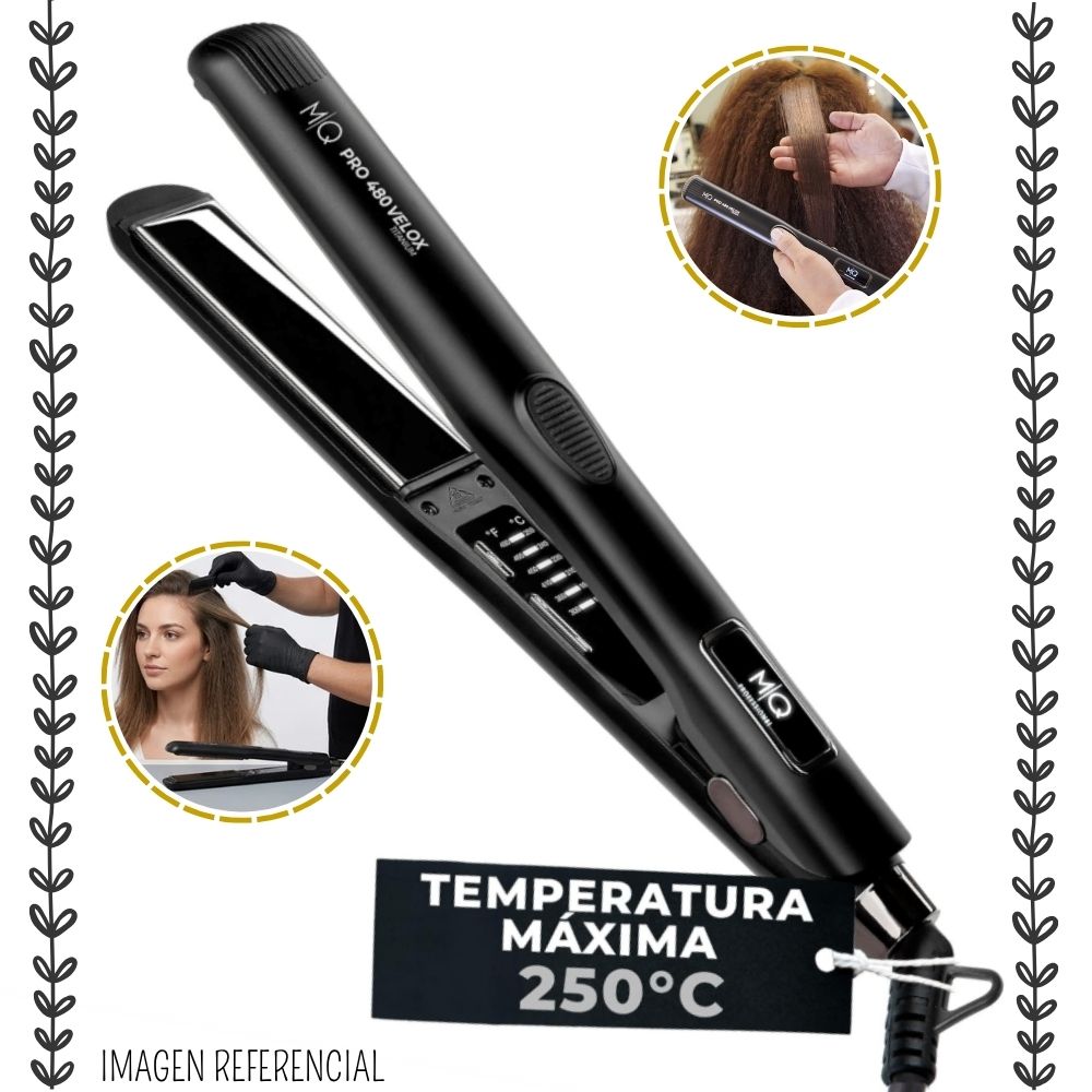 PLANCHA ALISADORA MQ PROFESIONAL PRO 480 VELOX TITANIUM - 5