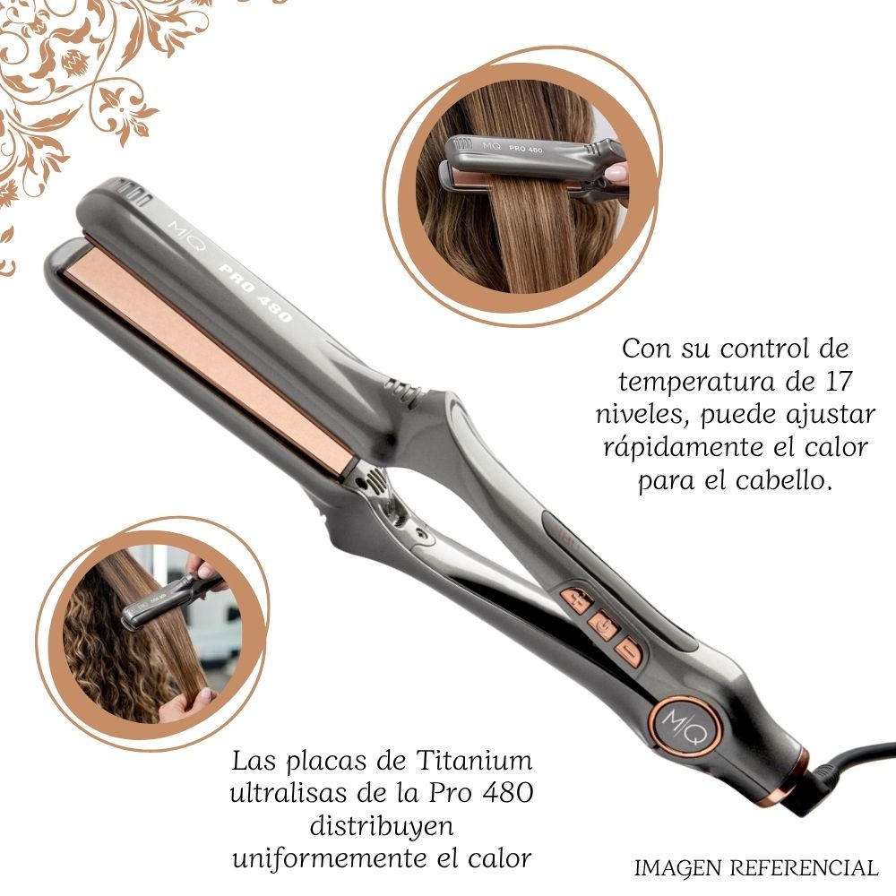PLANCHA DE CABELLO MQ PRO480 MQ BIVOLT LED - 3