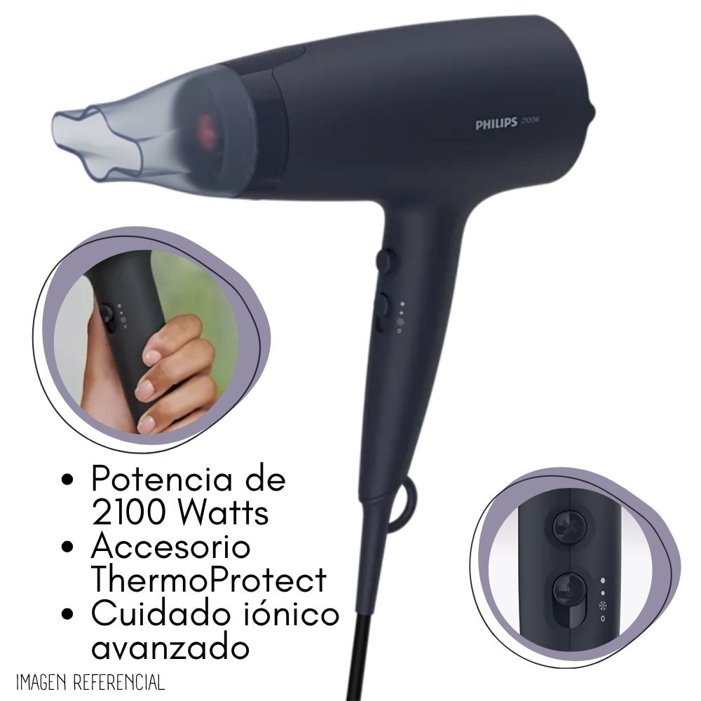 SECADORA DE CABELLO PHILIPS BHD360-20 - 4