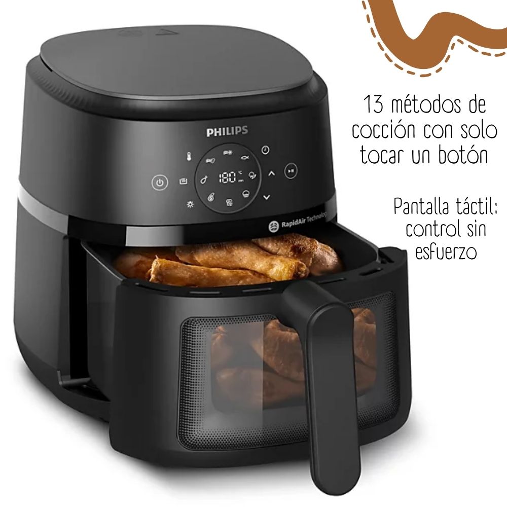 FREIDORA DE AIRE PHILIPS DE 4.2LTS - DIGITAL NA220/00 - 2