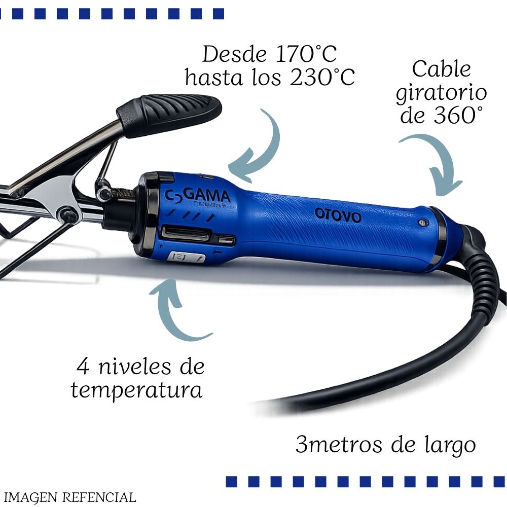 RIZADOR DE CABELLO GAMA CURLY BRAVO DE 9MM - BECCG0000000442 - 3