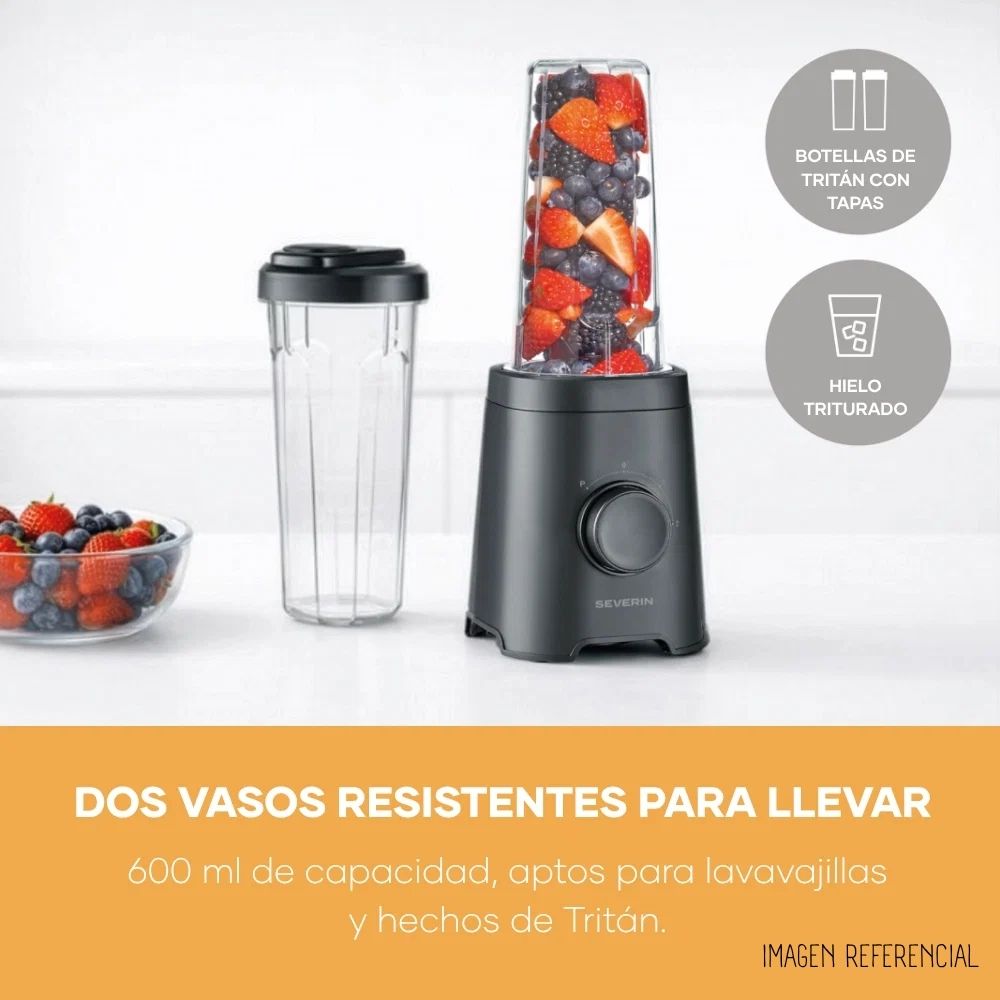 LICUADORA PORTÁTIL SEVERIN 600ML - SM 3743 - 2
