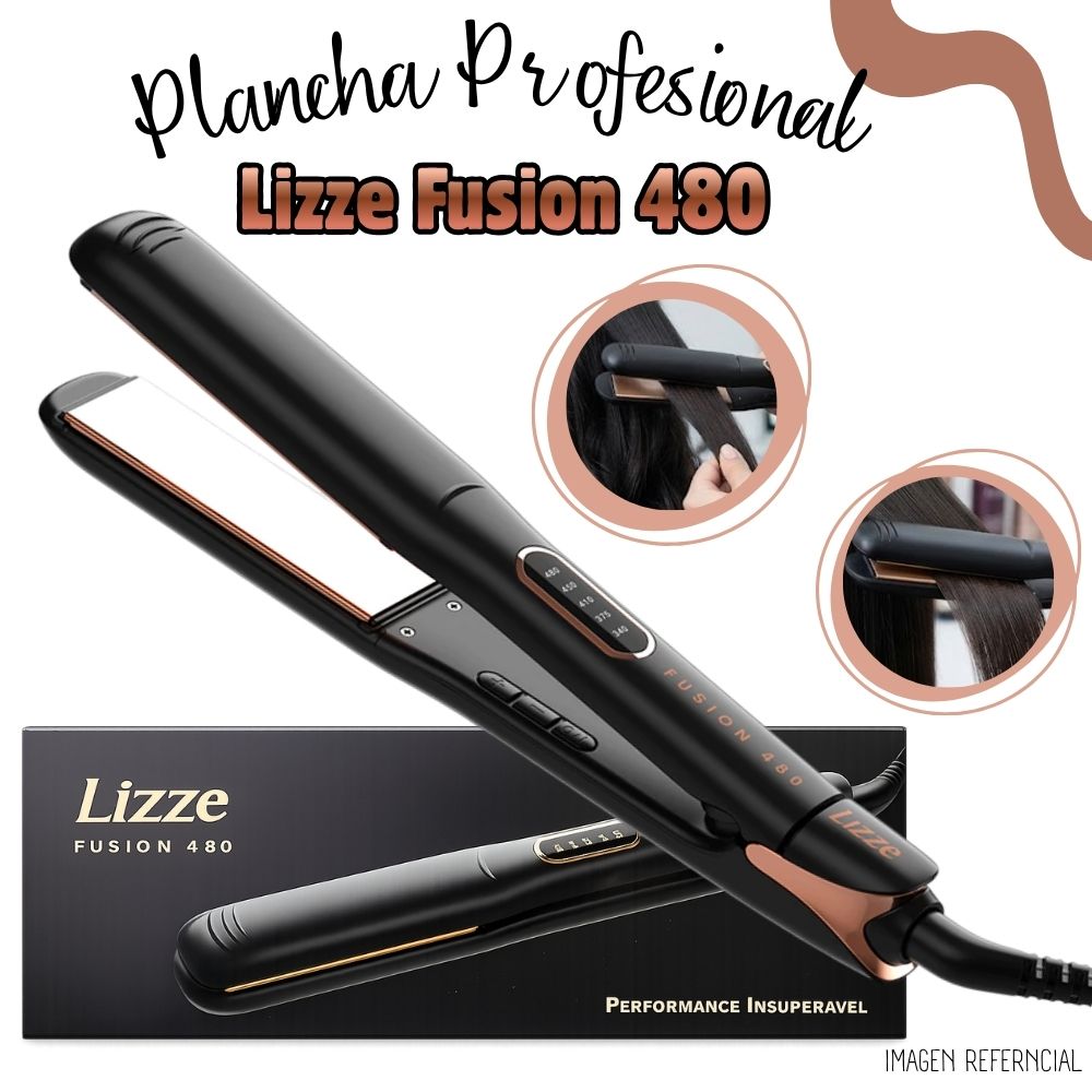 PLANCHA ALISADORA PROFESIONAL LIZZE FUSION 480 - 1