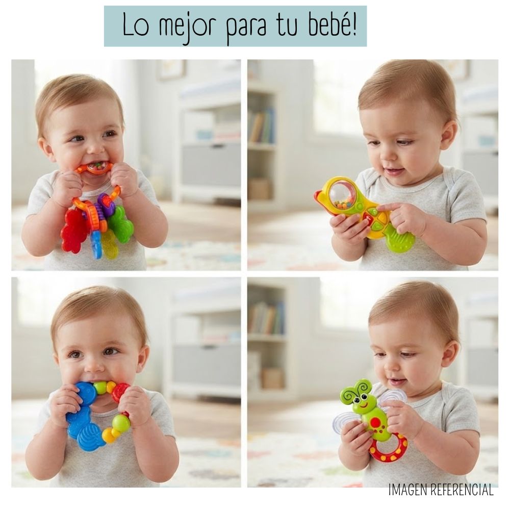 SET DE SONAJEROS BABY TOYS – 4 PIEZAS - 3