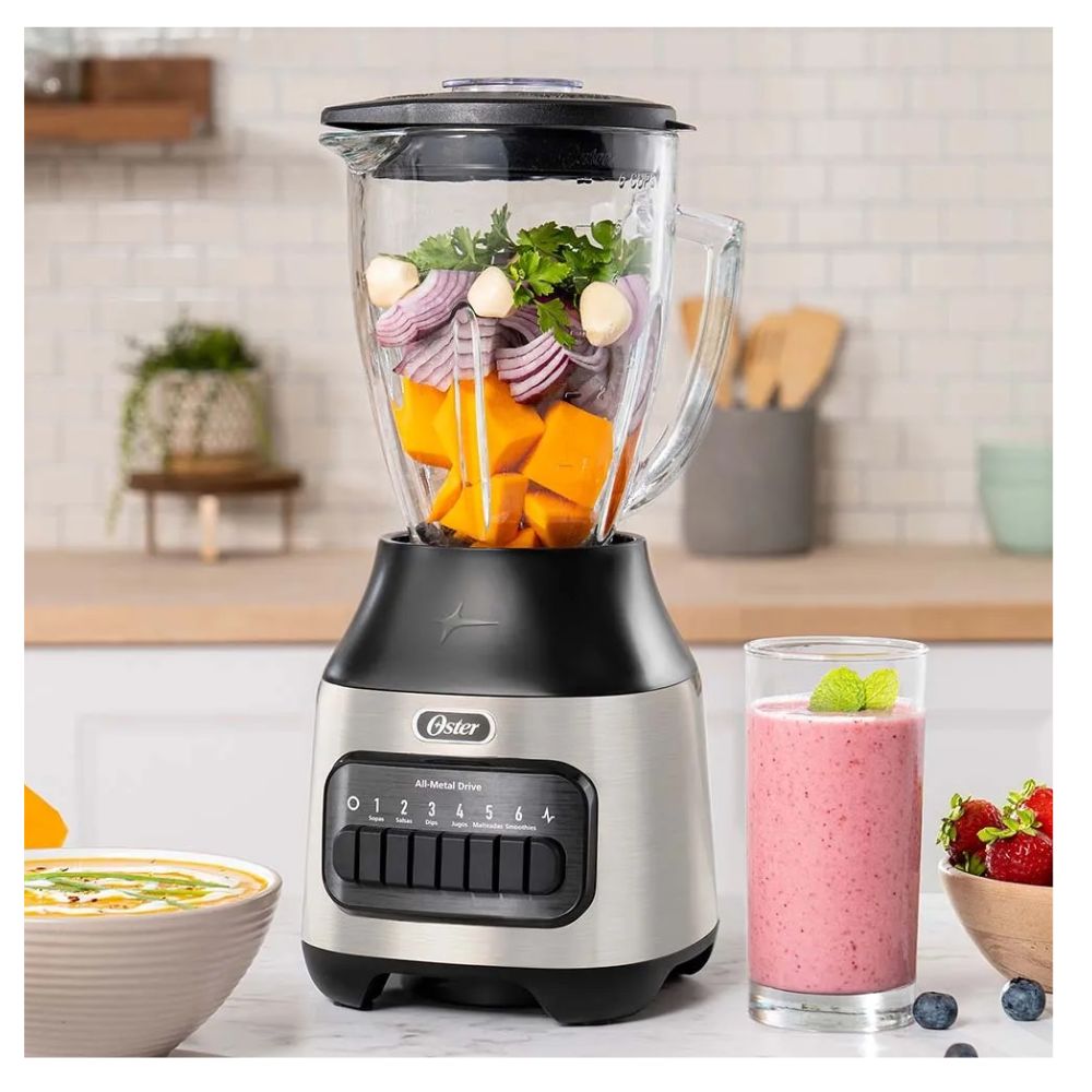 LICUADORA OSTER 6 VELOCIDADES + PULSO VASO DE 1.5 LTS - BLSTPEG NPB 053 - 4