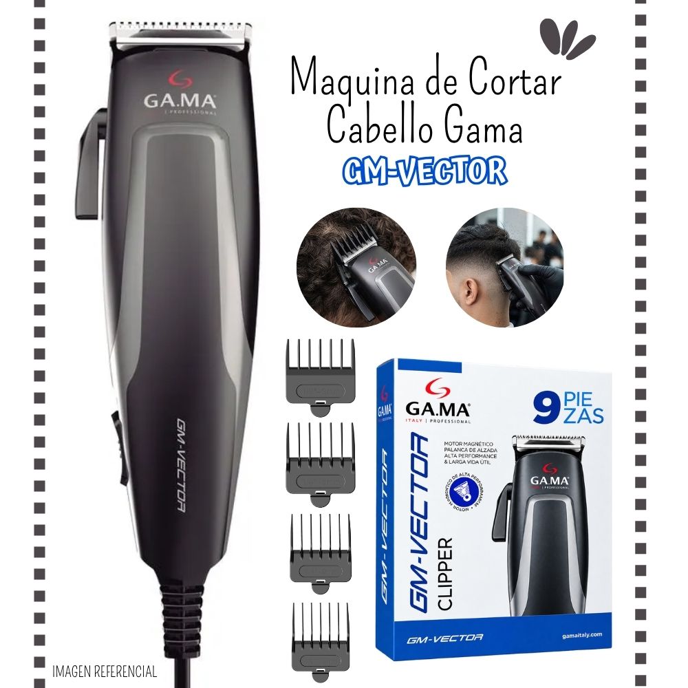 MAQUINA DE CORTAR CABELLO GAMA GM-VECTOR - 1