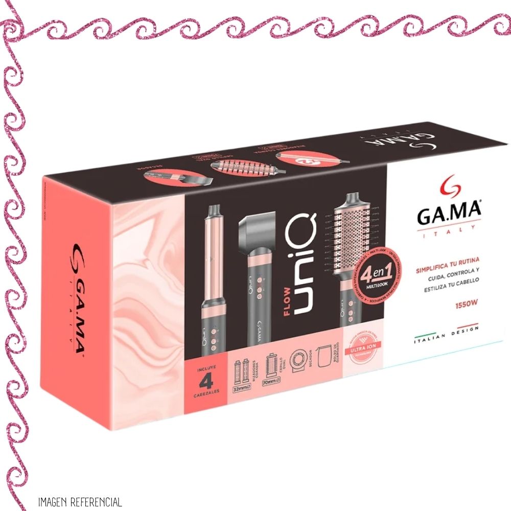 CEPILLO MODELADOR MULTISTYLER GA.MA UNIQ FLOW 4 EN 1 - HDCBR0000000666 EL CEPILLO SECADOR MULTISTYL - 7