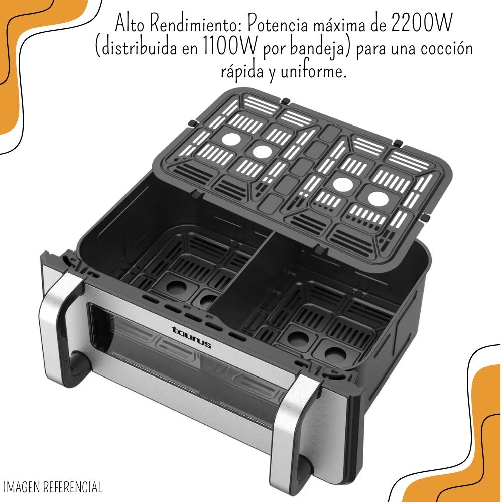 FREIDORA DE AIRE TAURUS MOD. DOUBLE AIR FRYER - PE9720100A - 6