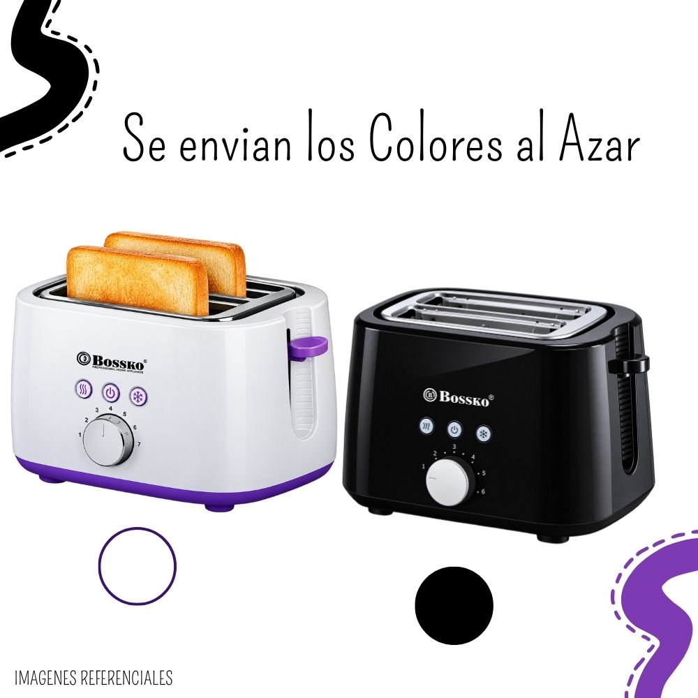 TOSTADOR ELÉCTRICO BOSSKO BK-0758TP - 4
