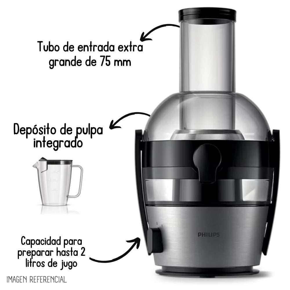 EXTRACTOR DE JUGO PHILIPS HR1863/20 - 2