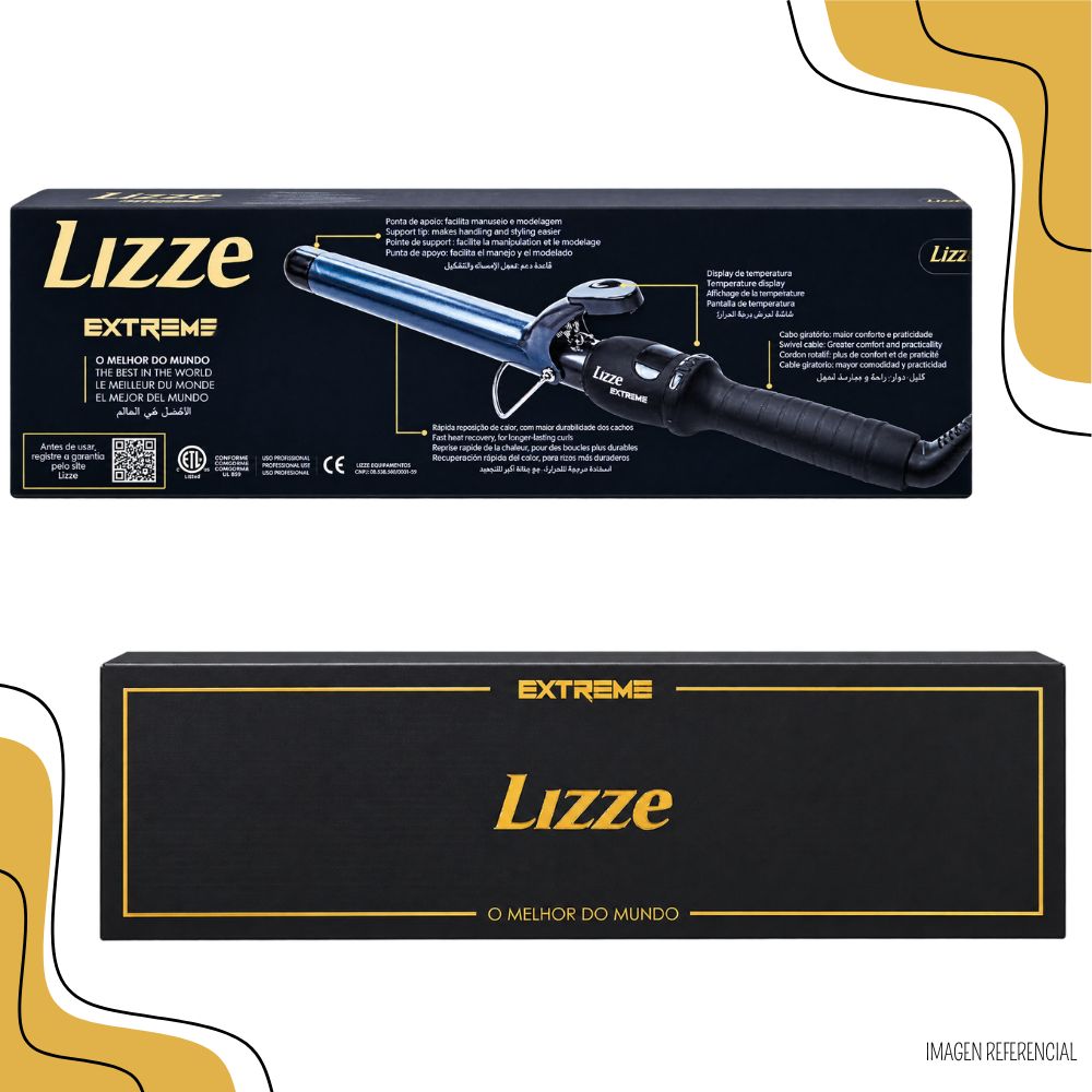 RIZADORA DE CABELLO PROFESIONAL LIZZE EXTREME 32 MM - 5