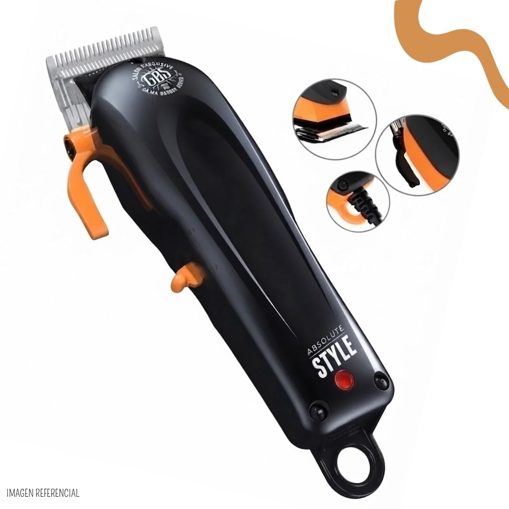 MAQUINA CORTADORA DE CABELLO GAMA GBS CLIPPER ABSOLUTE STYLE - 4