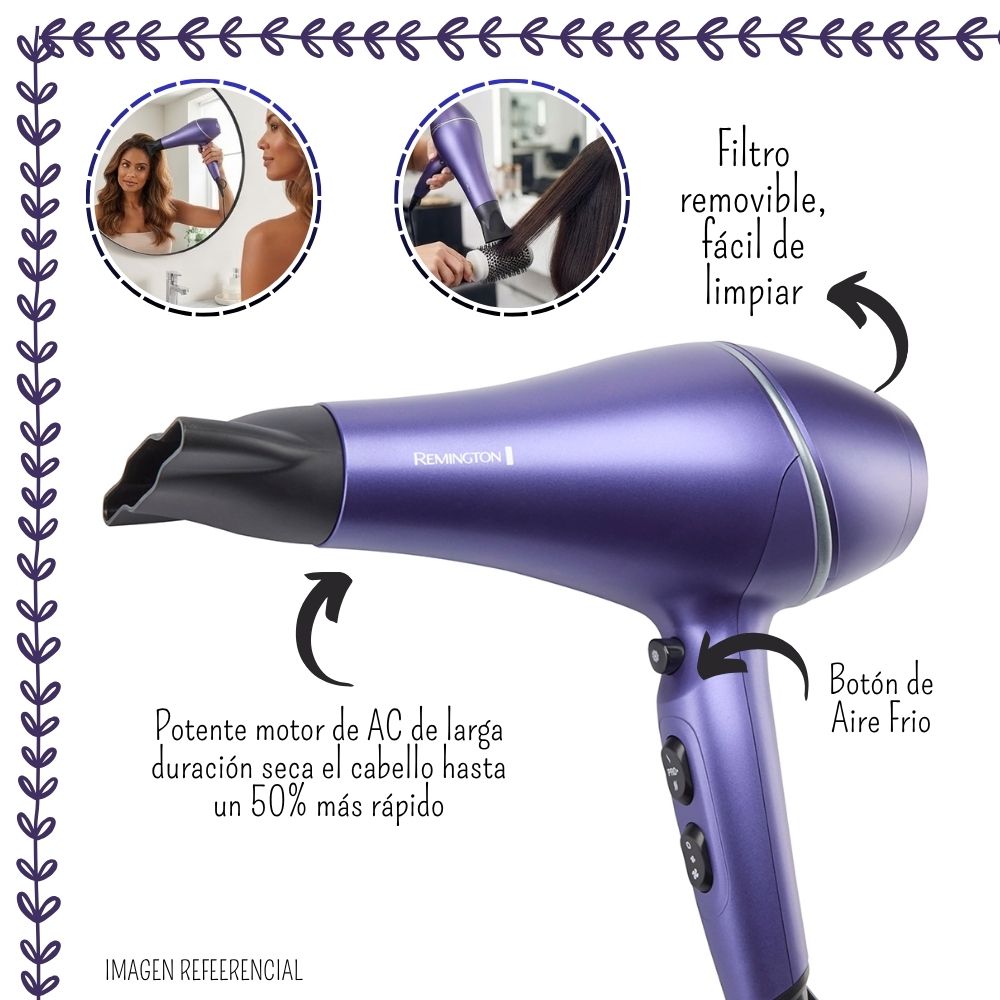SECADORA DE CABELLO REMINGTON GLOSS AC9350 - 3