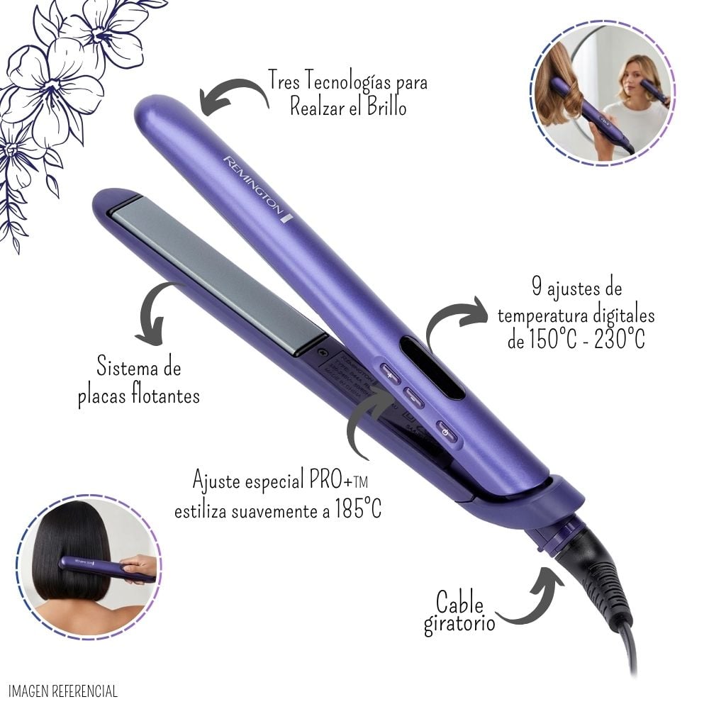 PLANCHA DE CABELLO REMINGTON GLOSS -S9350 - 2