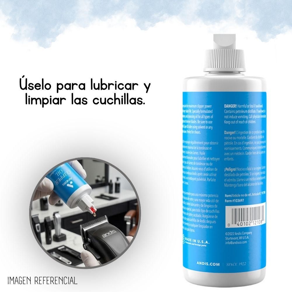 ACEITE ANDIS PARA MAQUINAS - 118 ML - 2