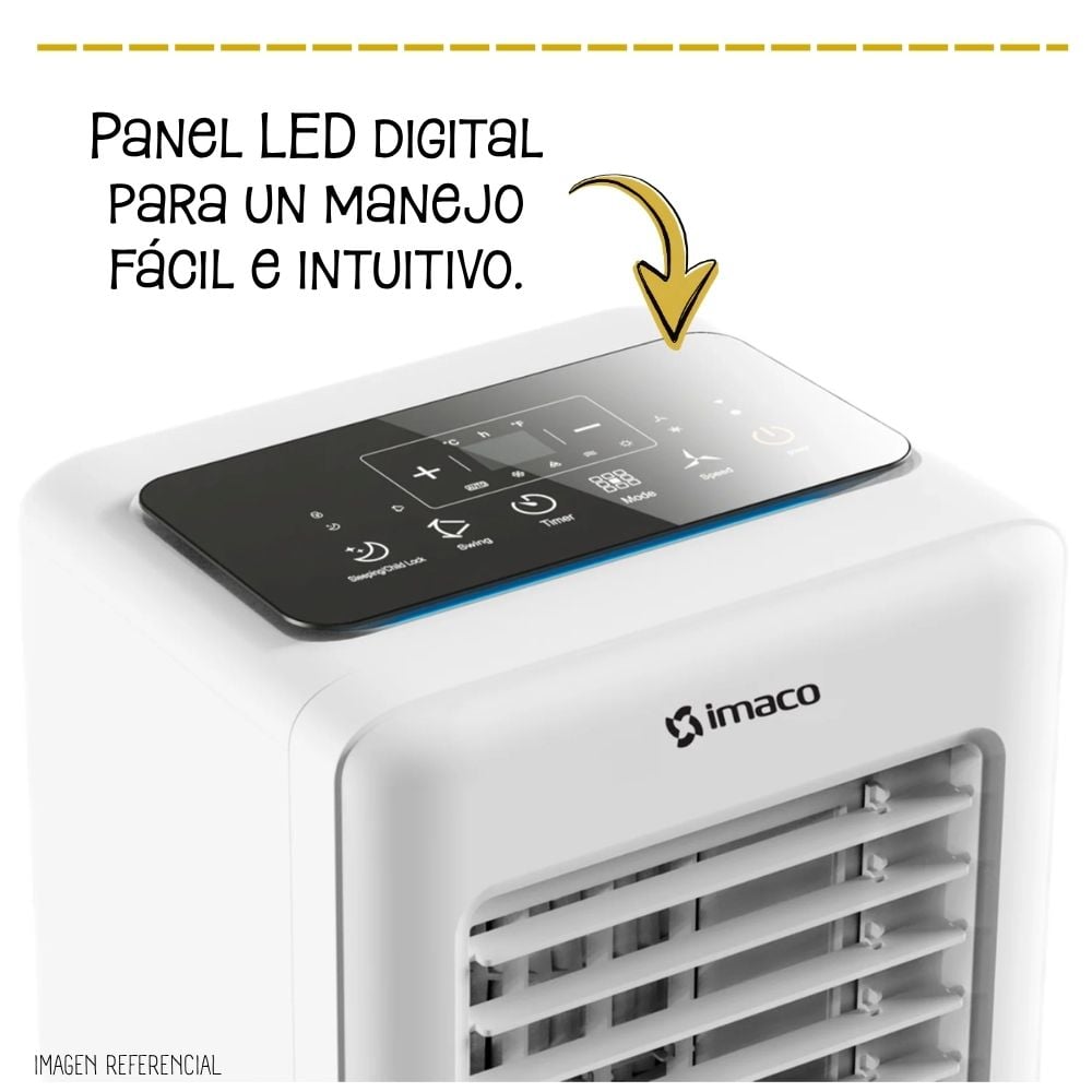 AIRE ACONDICIONADO PORTATIL IMACO 750W  AC7007 - 3