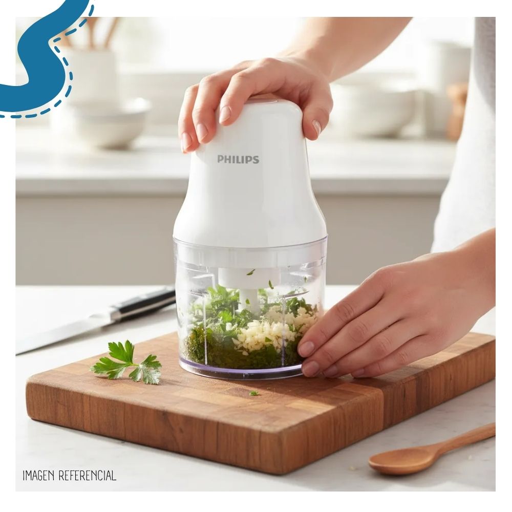 PICADORA DE ALIMENTOS PHILIPS BLANCO HR1393/00 - 4